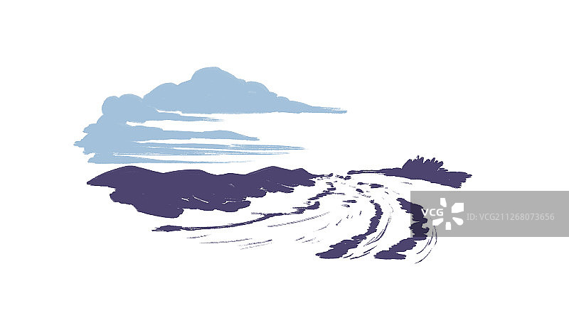 路山云图片素材