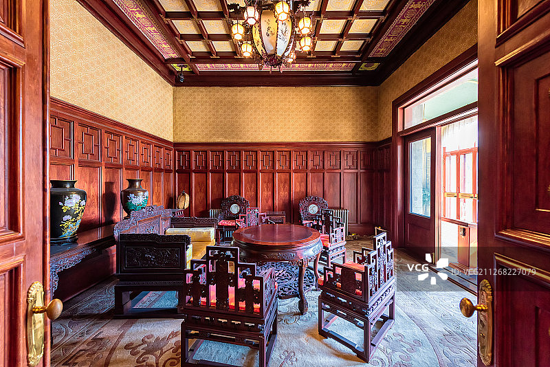 亚洲中国吉林省长春市伪满皇宫博物院图片素材