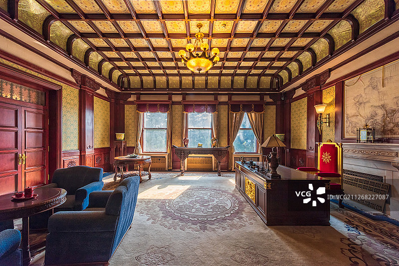 亚洲中国吉林省长春市伪满皇宫博物院图片素材