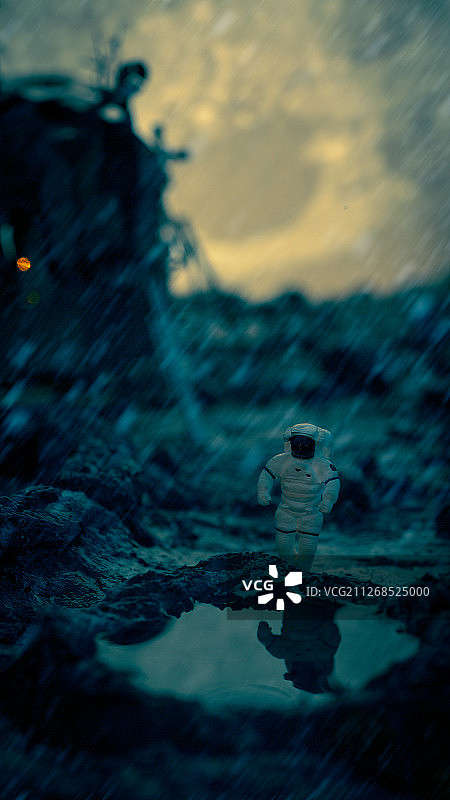 创意摄影火星探险图片素材