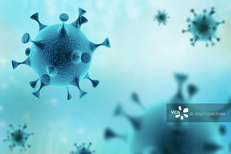 三维渲染病毒图图片素材