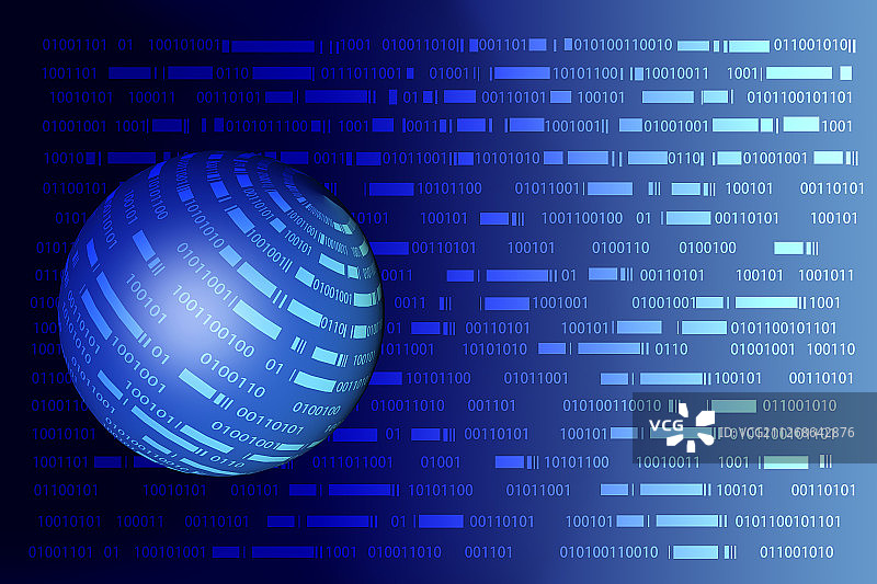 三维渲染地图和二进制背景图片素材