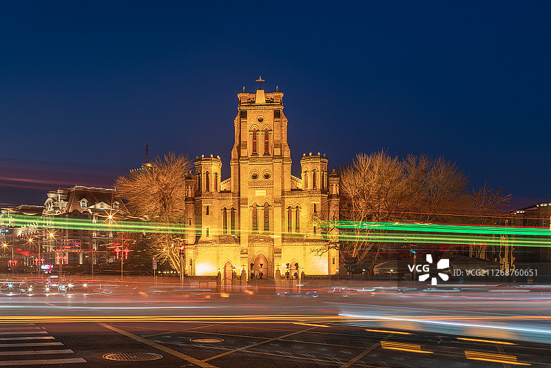 望海楼教堂图片素材