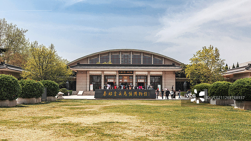 陕西西安秦始皇陵兵马俑图片素材