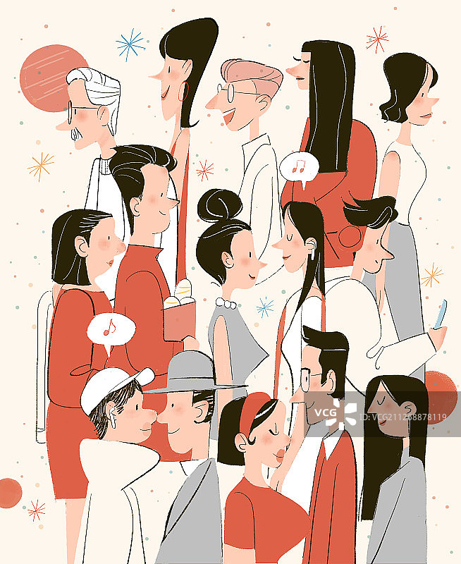 通勤的人群图片素材