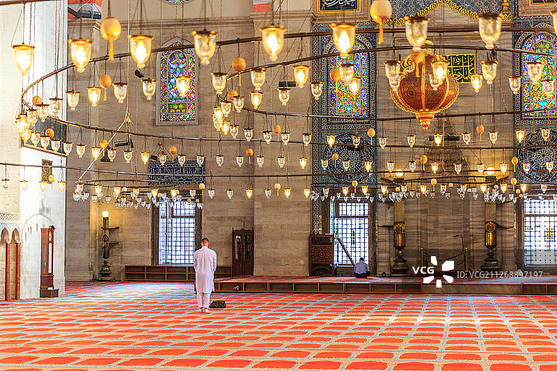 苏莱曼清真寺风光图片素材