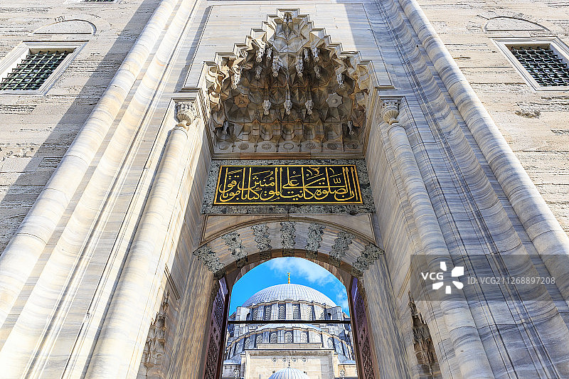 苏莱曼清真寺风光图片素材