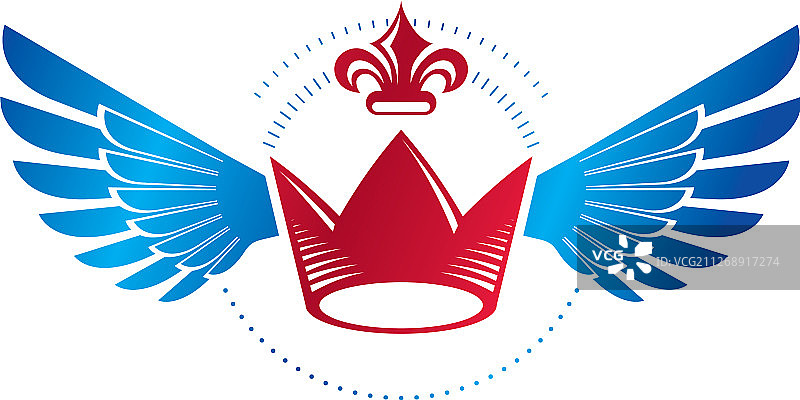皇家皇冠徽章图片素材