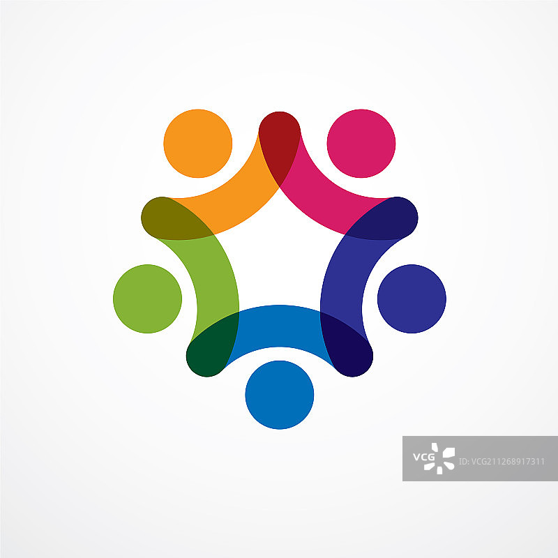 团队合作：商务人士的团结与合作图片素材