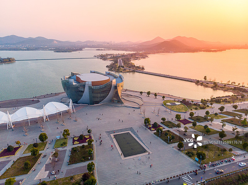 美丽的云龙湖+江苏省徐州市云龙湖风景区图片素材