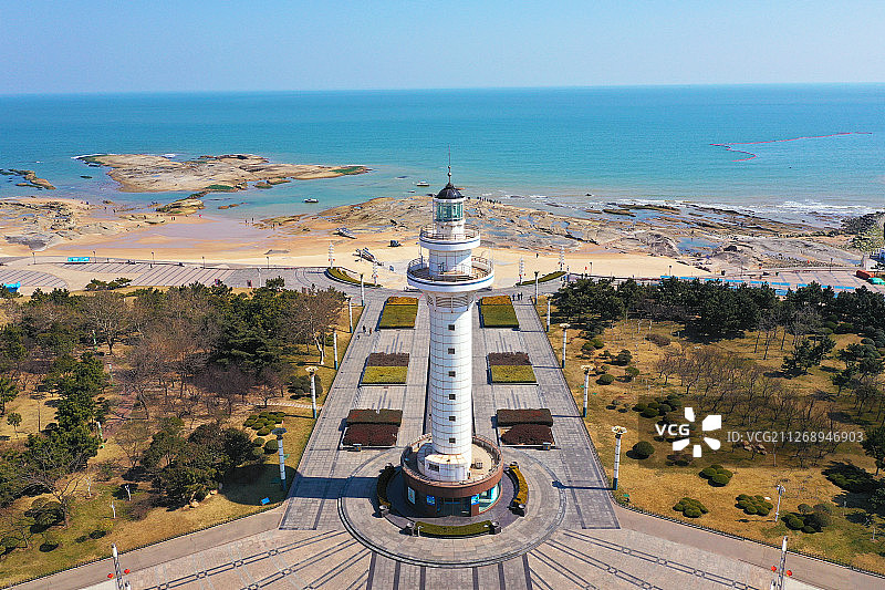 灯塔风景区+山东省日照市东港区灯塔风景区图片素材