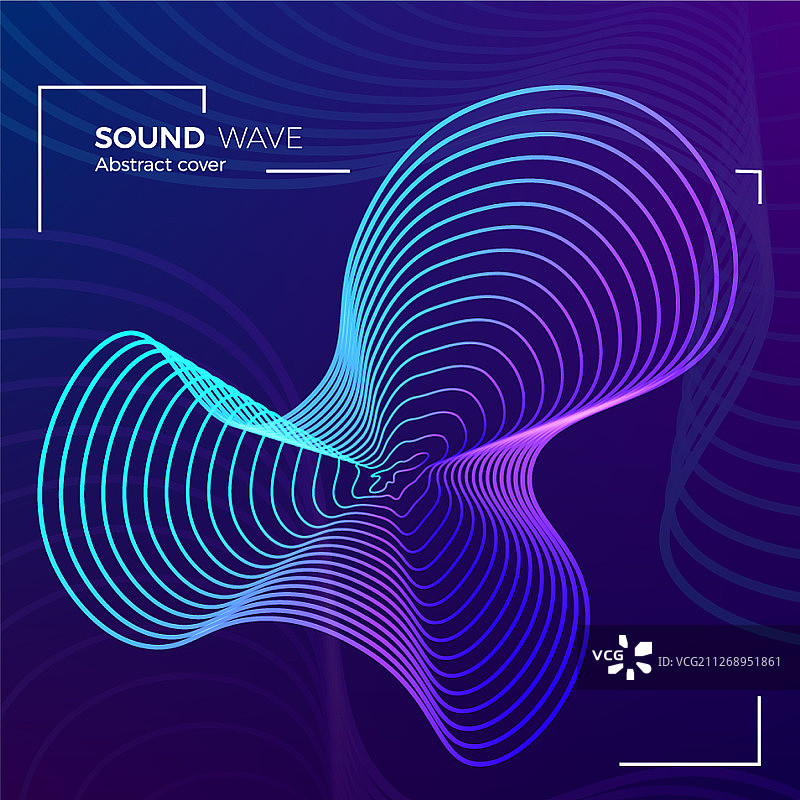 动感径向彩色声音均衡器音乐设计图片素材