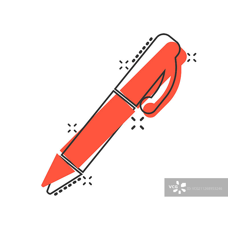 漫画风格荧光笔图标图片素材