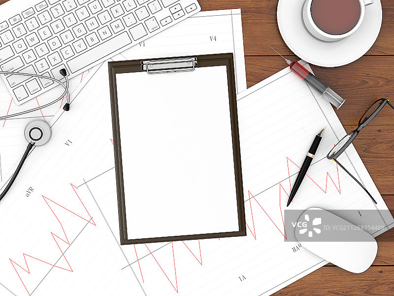 医疗病例桌面图片素材