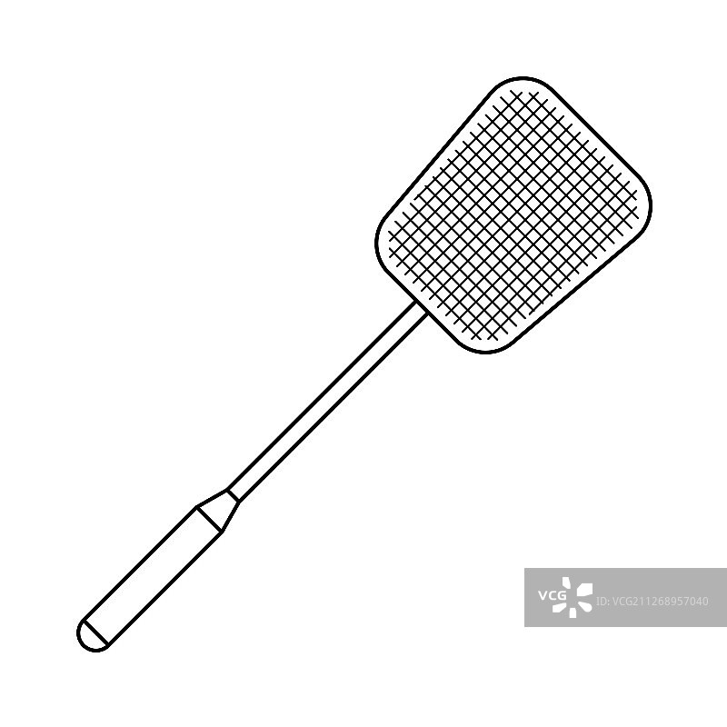 苍蝇拍灭蝇武器简约图片素材