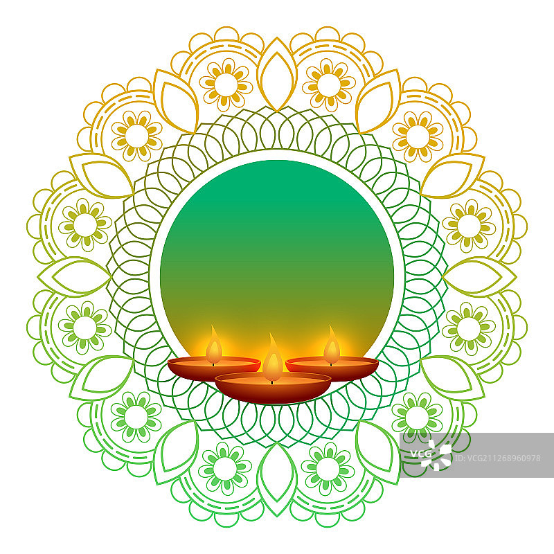 传统排灯节油灯背景图片素材