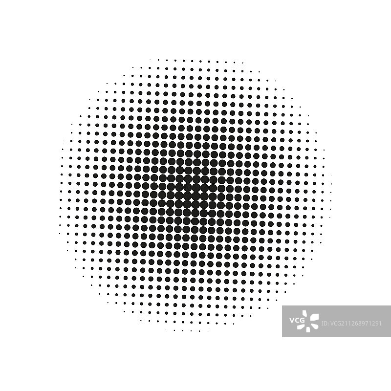 圆形半色调点状图案漫画书图片素材