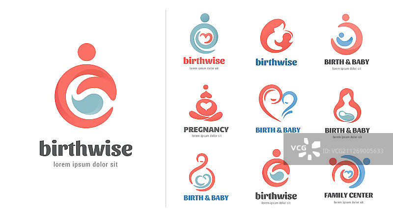 生育孕期家庭保健标志图片素材