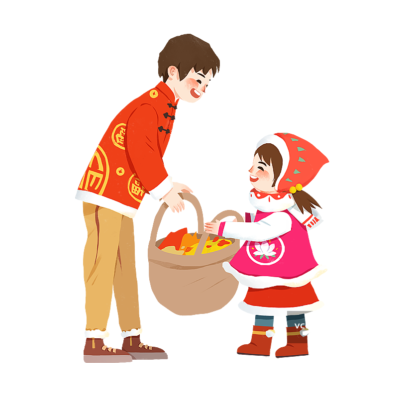 哥哥和妹妹图片素材