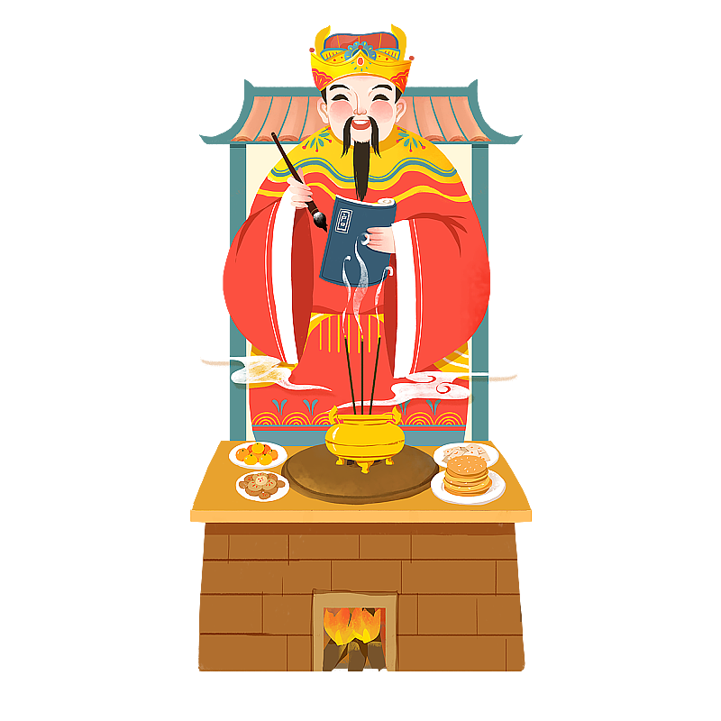 灶王爷图片素材