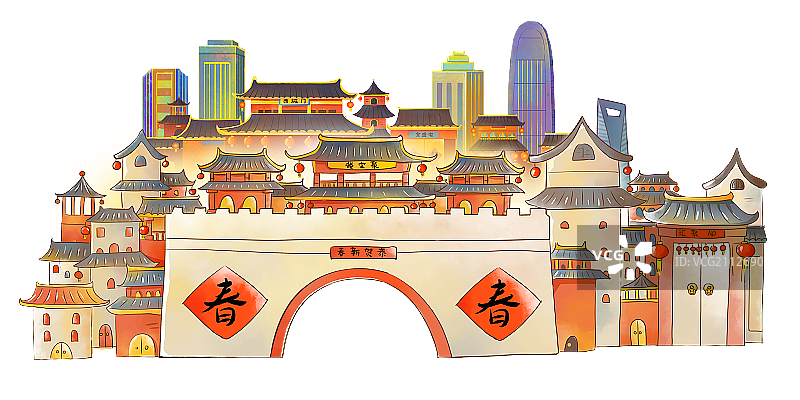 古建筑图片素材