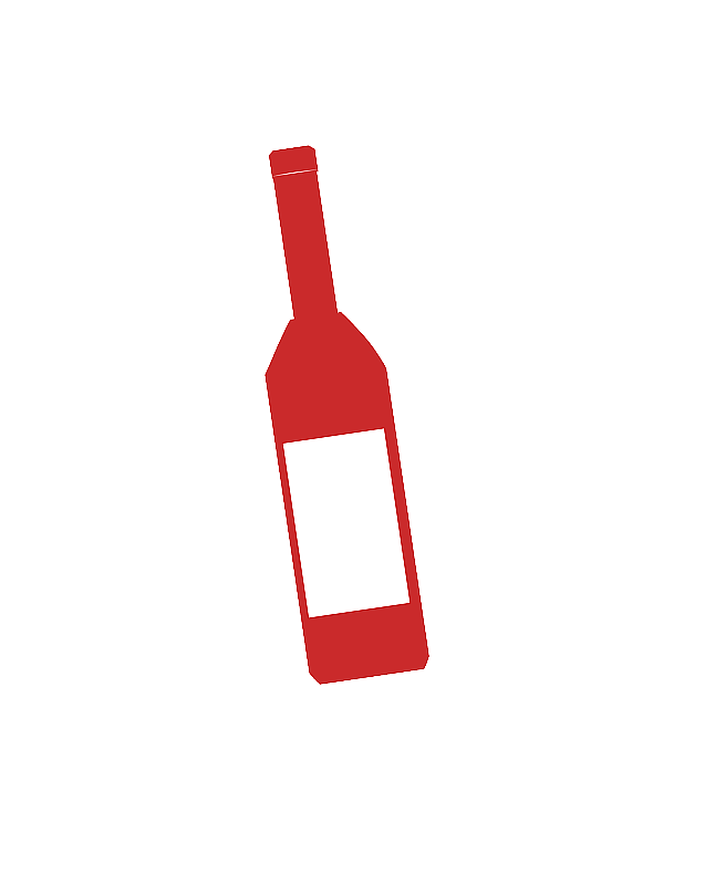 红色剪纸风格红酒插画图片素材