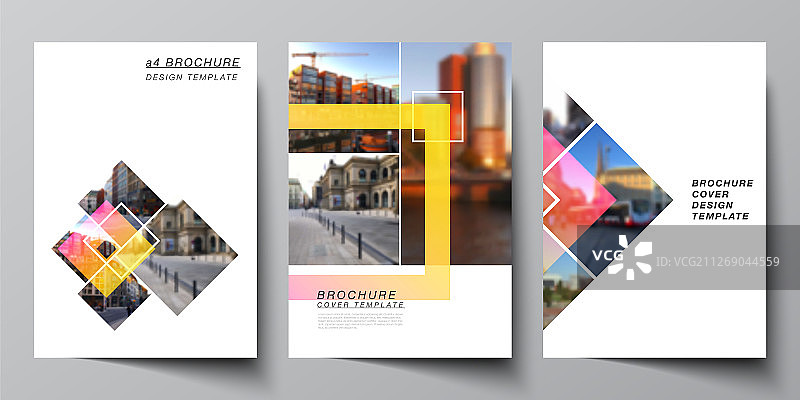 布局a4格式现代封面图片素材