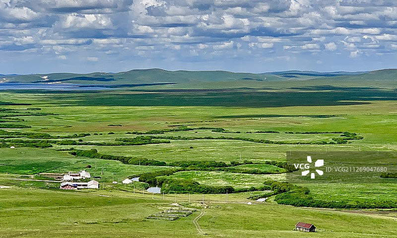 锡林郭勒草原风光图片素材