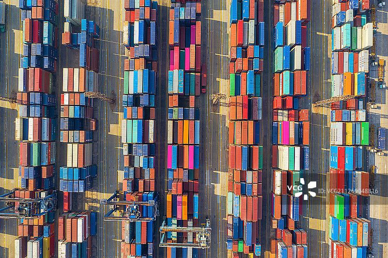 斑斓+浙江省宁波市北仑区北仑港口图片素材