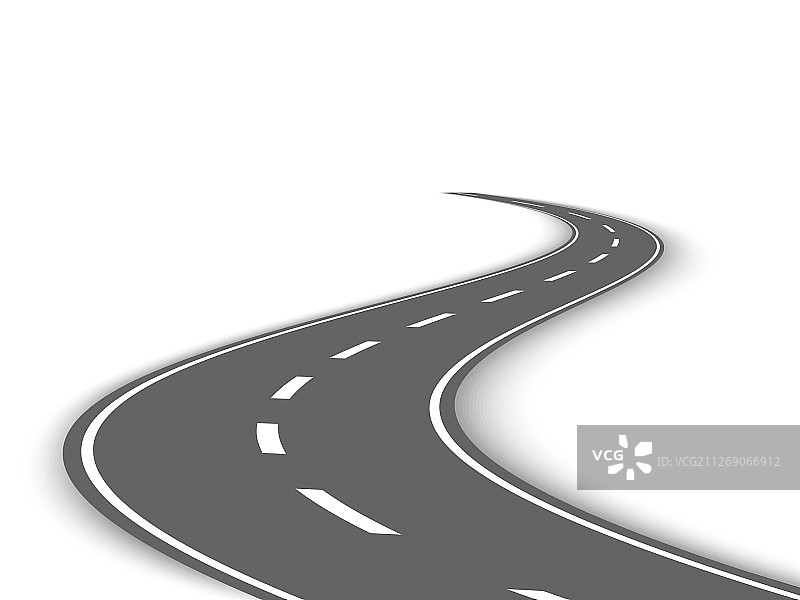 透视曲线道路模板图片素材