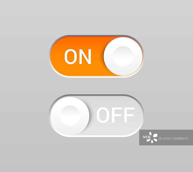 开启和关闭切换概念图片素材