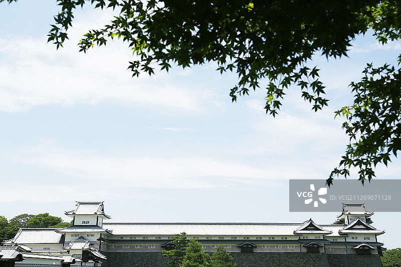 日本建筑经典-金泽古城图片素材