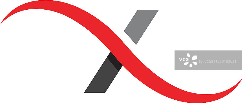 字母X标志模板图片素材