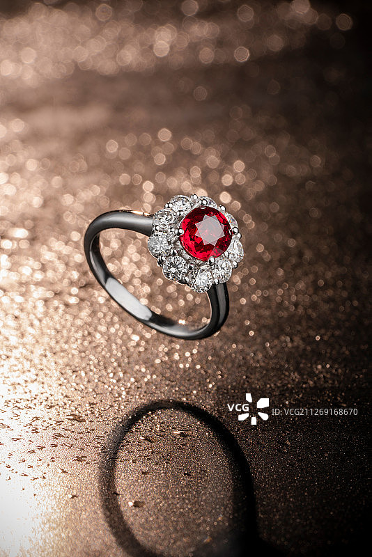 红宝石戒指图片素材