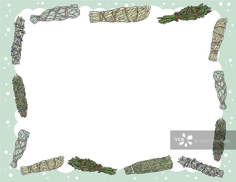 鼠尾草元素可爱舒适的banner图片素材