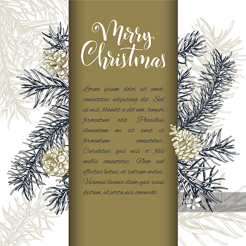 圣诞节手绘草图图片素材