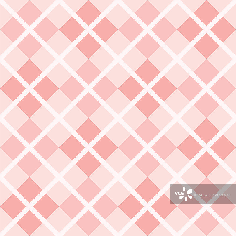 粉色和白色格子背景图片素材