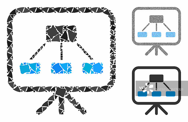 方案演示屏幕构成图标图片素材