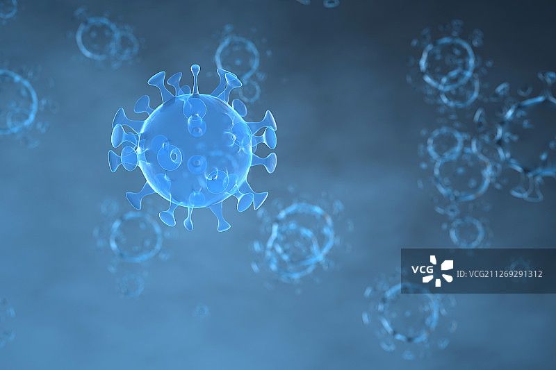 3D病毒图片素材