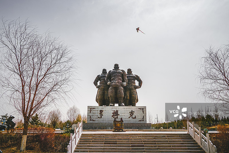 搏克+内蒙古乌兰察布市集宁区纳尔松河风情园图片素材
