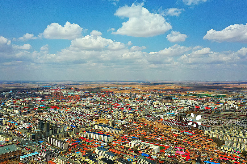 草原明珠四子王旗+内蒙古乌兰察布市四子王旗图片素材