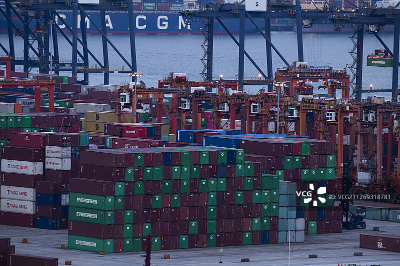 盐田码头图片素材