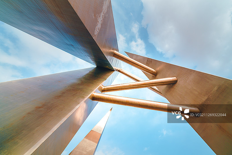 刺空+内蒙古乌兰察布市商都县祥和广场图片素材