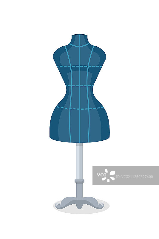 缝纫人体模型（扁平）图片素材