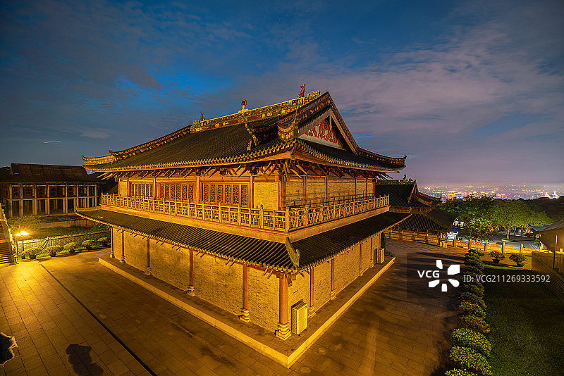 宝峰寺大殿+广东省佛山市南海区西樵山风景名胜区图片素材