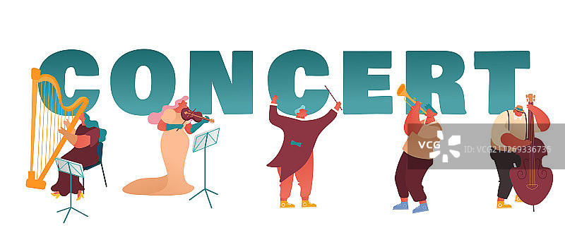 经典器乐交响乐团音乐会图片素材