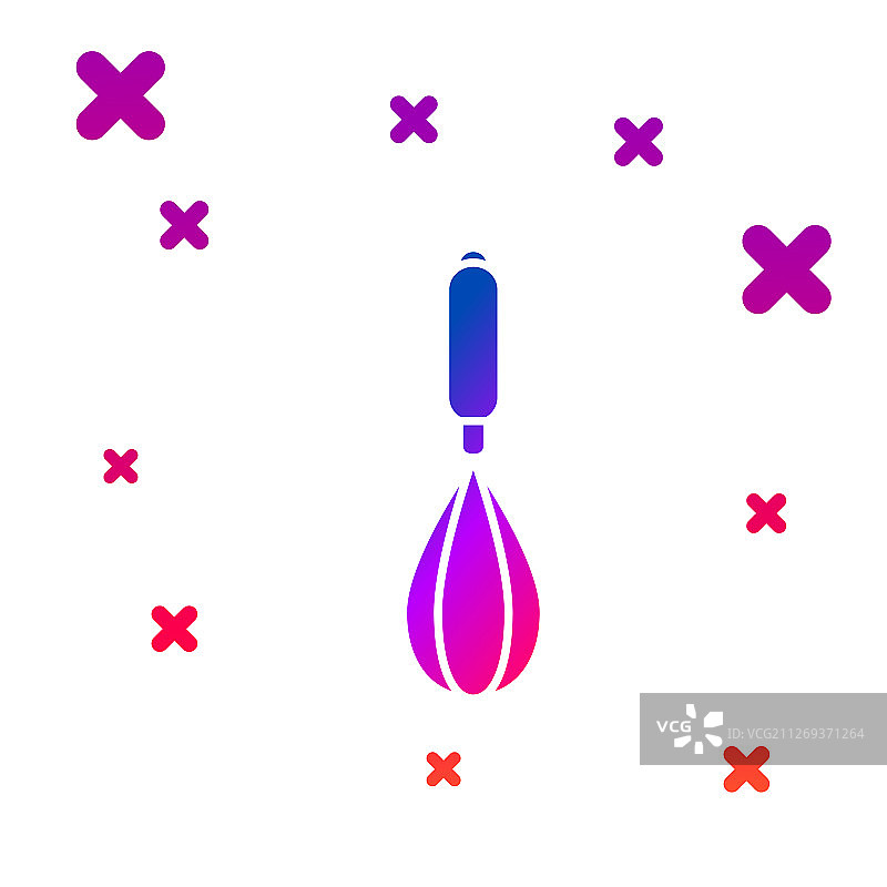 彩色厨房搅拌器图标图片素材