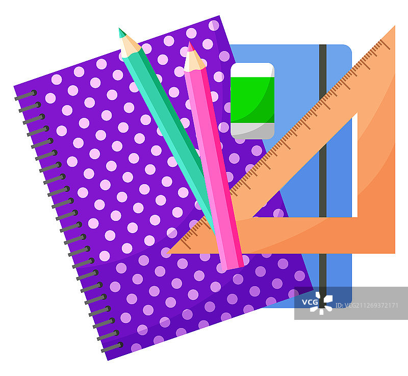 笔记本和铅笔图片素材