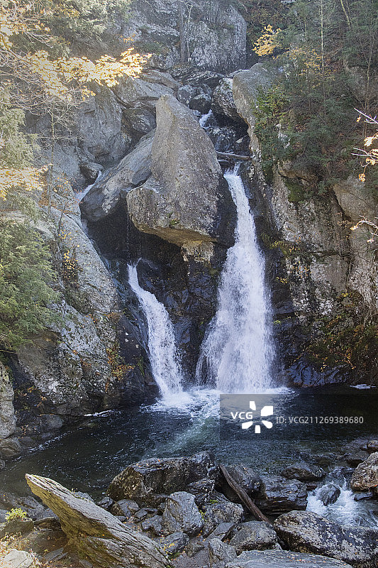 巴什比什瀑布图片素材