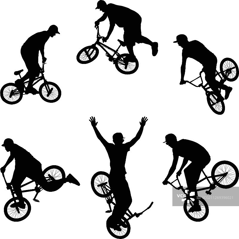 骑自行车的人图片素材